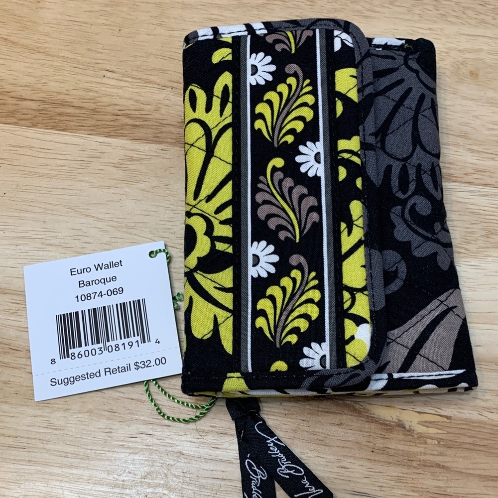Vera Bradley Euro Wallet Baroque